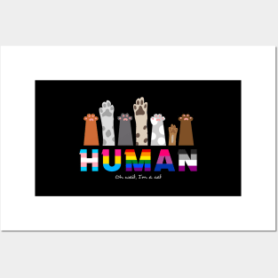 Human Rights, with Cat Paws Posters and Art